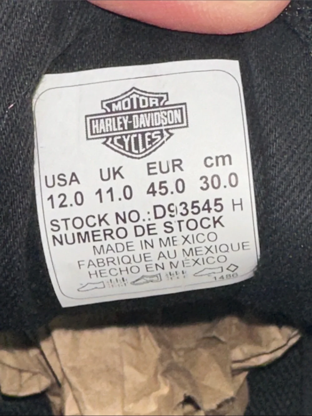 Harley Davidson Boots Size 12